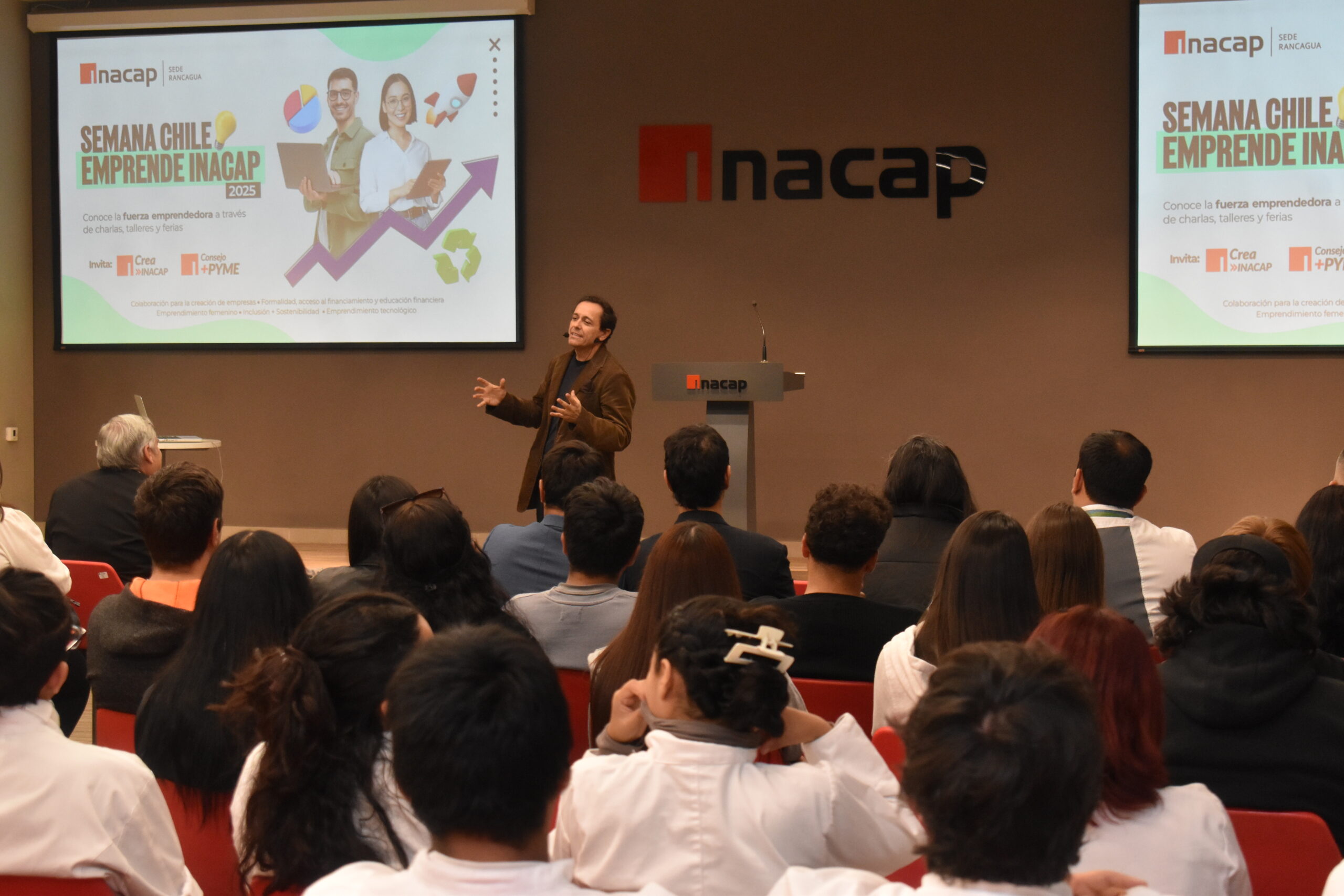 CONOCIMIENTO, EXPERIENCIAS Y NETWORKING SE VIVIÓ EN LA INTENSA SEMANA CHILE EMPRENDE INACAP 2025