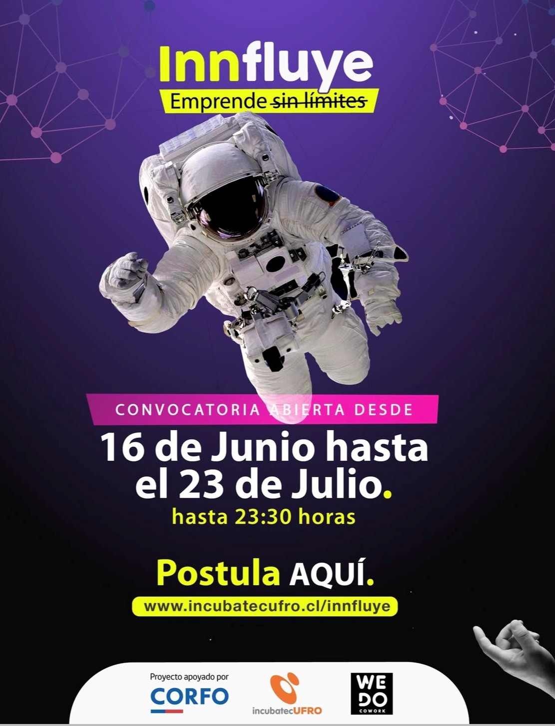 Comienza la segunda generación del Programa Innfluye para emprendedores de O’Higgins