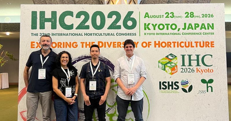 Investigadores del CEAF representaron a la Región de O’Higgins en el International Horticultural Congress en Japón