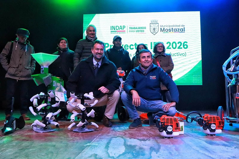 Más de mil millones de pesos para impulsar la modernización del campo: INDAP fortalece inversiones de pequeños agricultores de O’Higgins
